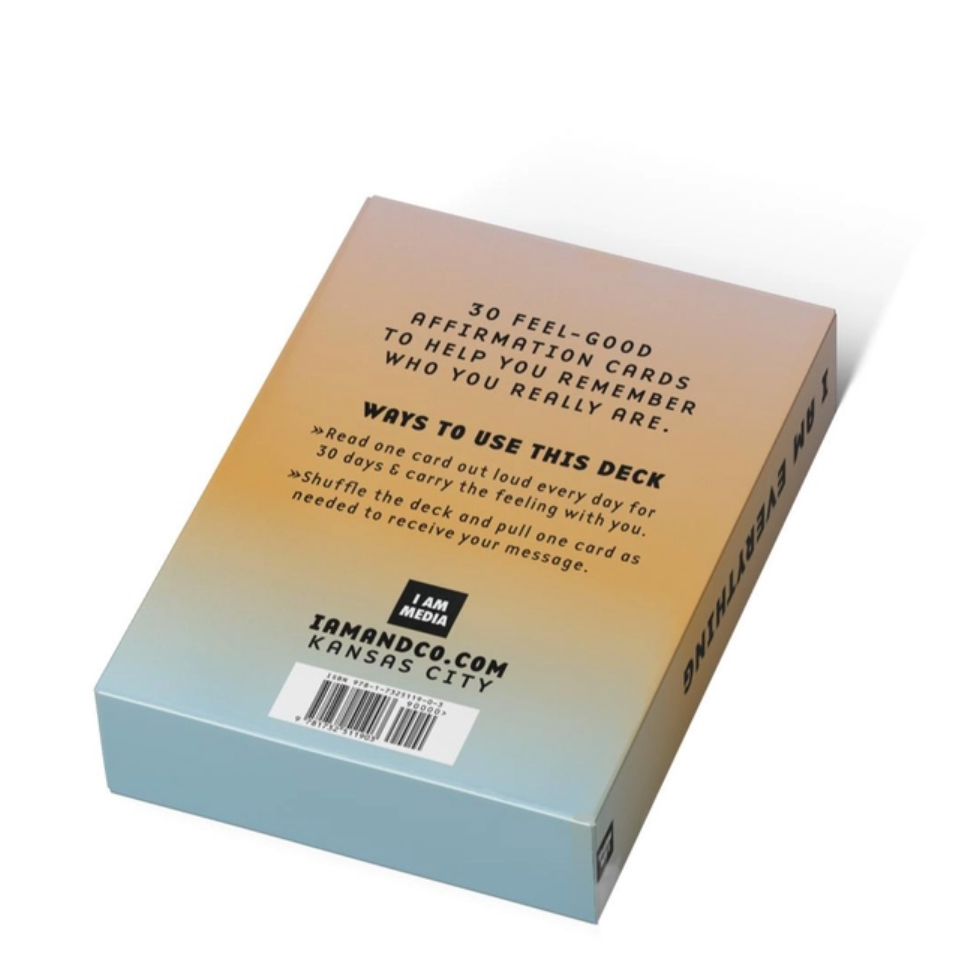 I Am Everything Affirmation Card Deck - Stay Forever