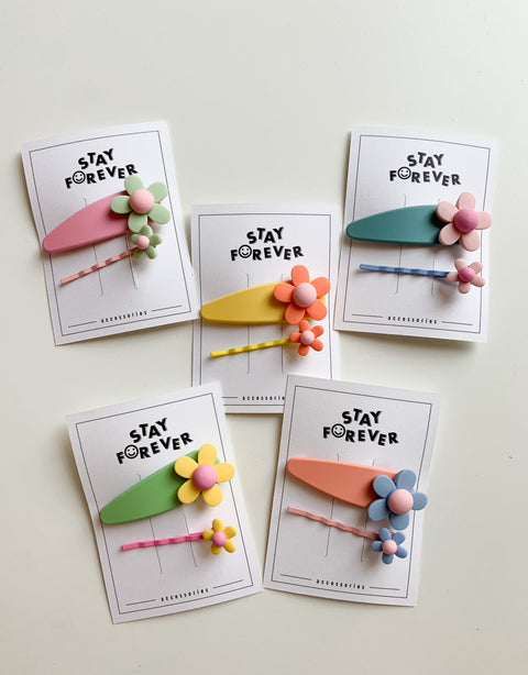 Flower Clip Duo