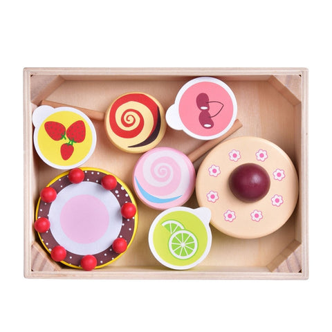 Wooden Dessert Play Set